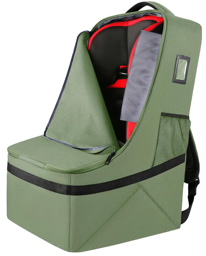 Padded Car Seat Travel Bag Backpack, Toddler Travel Essentials
