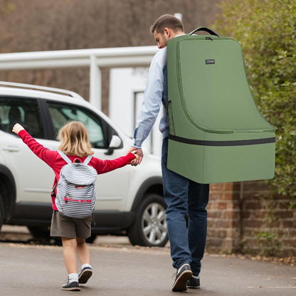 Padded Car Seat Travel Bag Backpack, Toddler Travel Essentials
