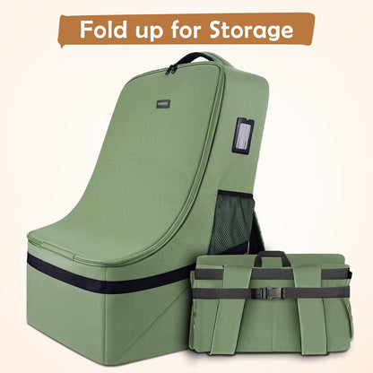 Padded Car Seat Travel Bag Backpack, Toddler Travel Essentials