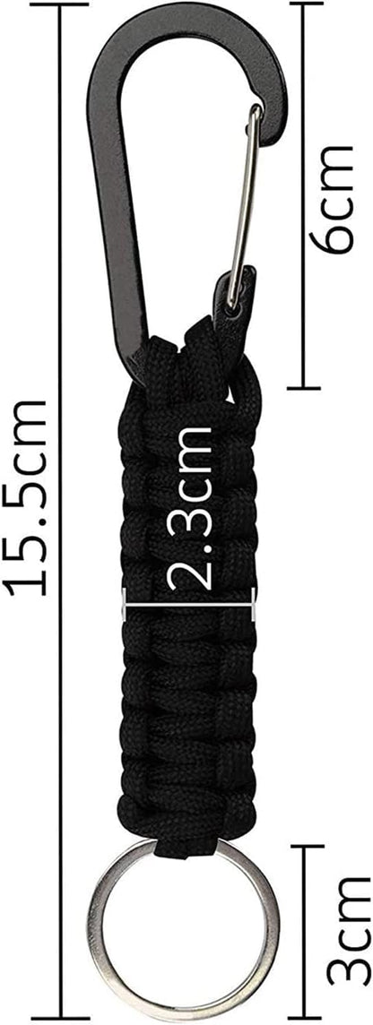 Paracord Keychain Hook Carabiner Clip | D Ring Lanyard Hanger