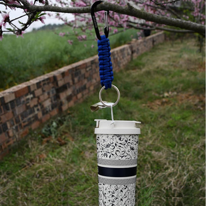 Paracord Keychain Hook Carabiner Clip | D Ring Lanyard Hanger