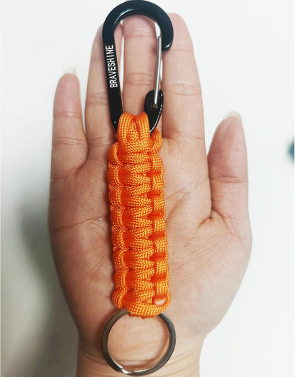 Paracord Keychain Hook Carabiner Clip | D Ring Lanyard Hanger