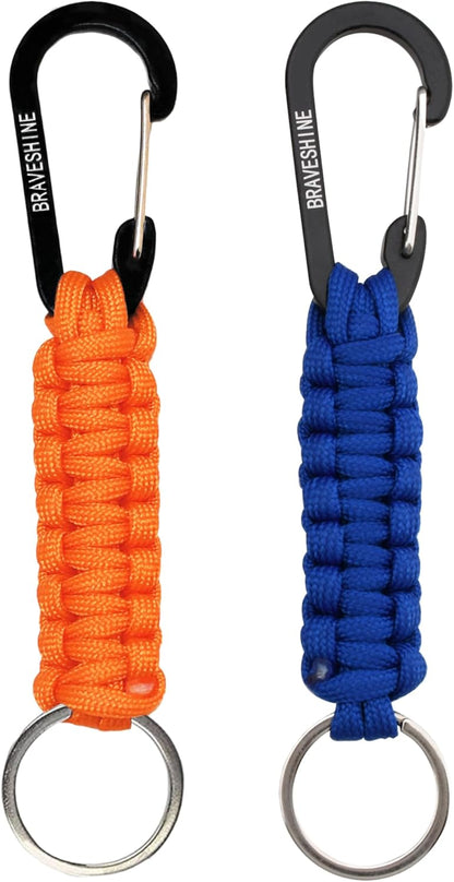 Paracord Keychain Hook Carabiner Clip | D Ring Lanyard Hanger