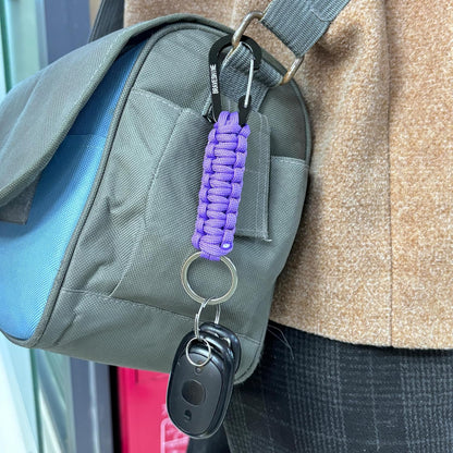 Paracord Keychain Hook Carabiner Clip | D Ring Lanyard Hanger