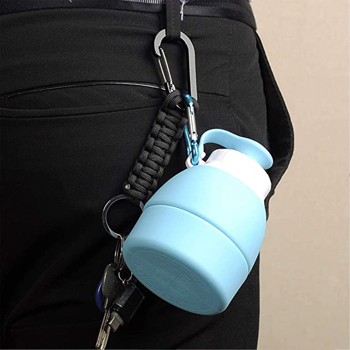 Paracord Keychain Hook Carabiner Clip | D Ring Lanyard Hanger