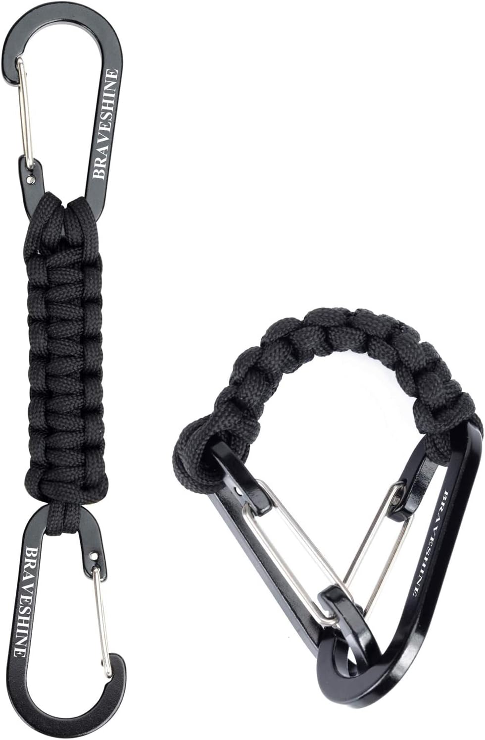 Paracord Keychain Hook Carabiner Clip | D Ring Lanyard Hanger