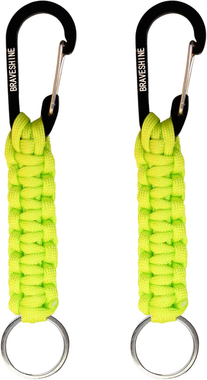 Paracord Keychain Hook Carabiner Clip | D Ring Lanyard Hanger