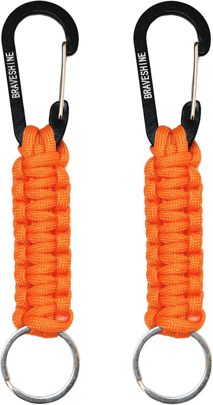 Paracord Keychain Hook Carabiner Clip | D Ring Lanyard Hanger