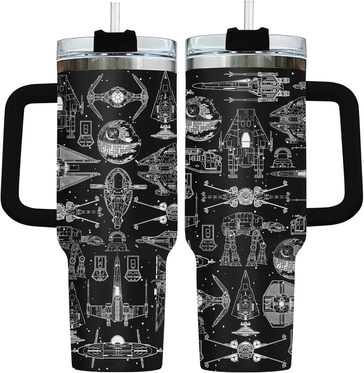 Dad Dadman Funny 40 oz Tumbler with Handle, Funny Dad Gift
