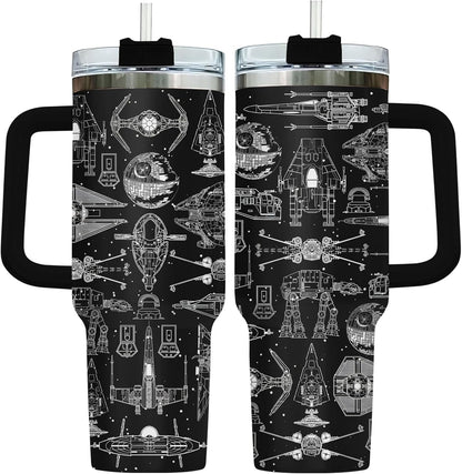 Dad Dadman Funny 40 oz Tumbler with Handle, Funny Dad Gift
