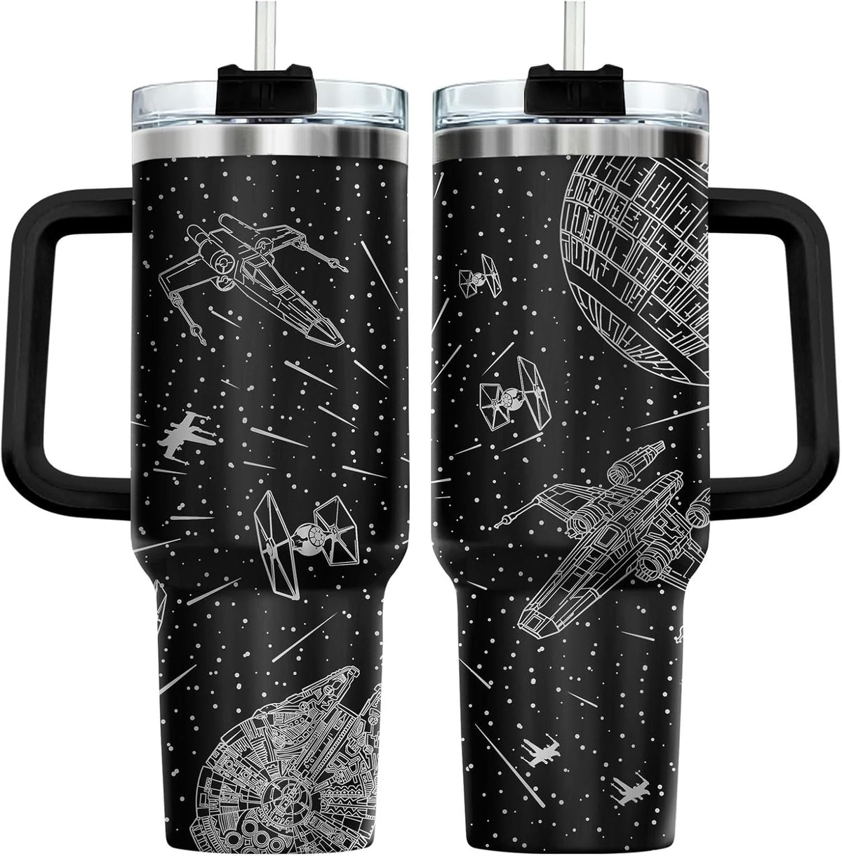 Dad Dadman Funny 40 oz Tumbler with Handle, Funny Dad Gift