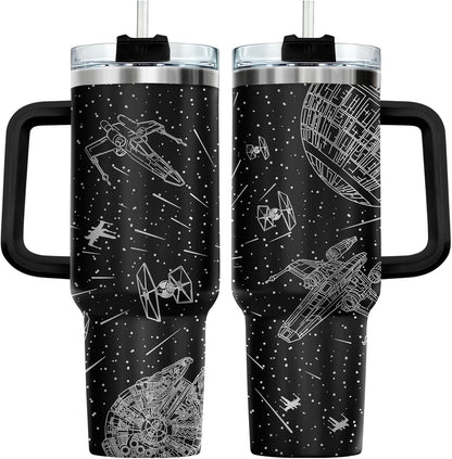 Dad Dadman Funny 40 oz Tumbler with Handle, Funny Dad Gift