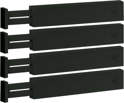 6-Pack Drawer Dividers 6-Inch High Dresser Drawer Organizer 11.5 to 17 Inch