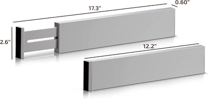 6-Pack Drawer Dividers 6-Inch High Dresser Drawer Organizer 11.5 to 17 Inch