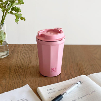 ビーシーエル( ) 585 Suction Mug, 10.1 fl oz (300 ml), Salmon Pink, Never Fall Down Tumbler