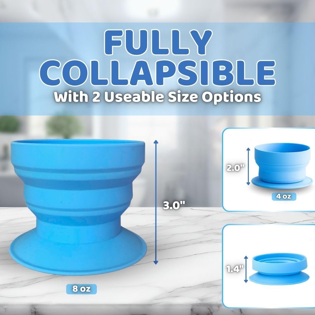 Baby Bath Rinse Cup with Suction Base, Easy Hair Rinsing