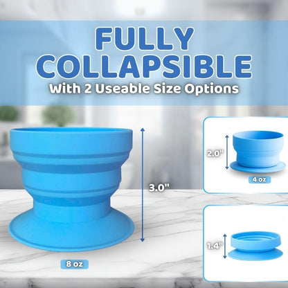 Baby Bath Rinse Cup with Suction Base, Easy Hair Rinsing