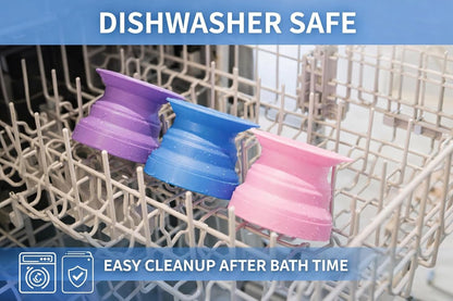 Baby Bath Rinse Cup with Suction Base, Easy Hair Rinsing