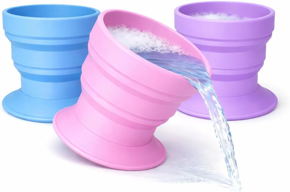 Baby Bath Rinse Cup with Suction Base, Easy Hair Rinsing