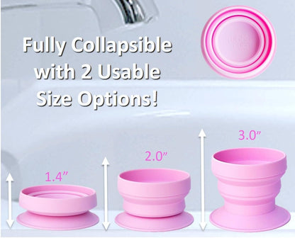 Baby Bath Rinse Cup with Suction Base, Easy Hair Rinsing