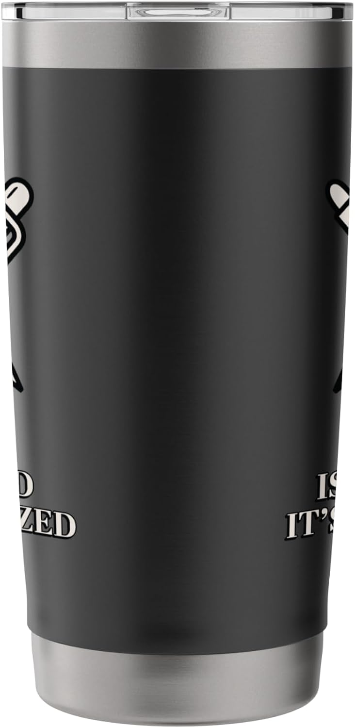 Luxury Isn't Loud It's Organized Minimalist Desk Stainless Steel Insulated Tumbler