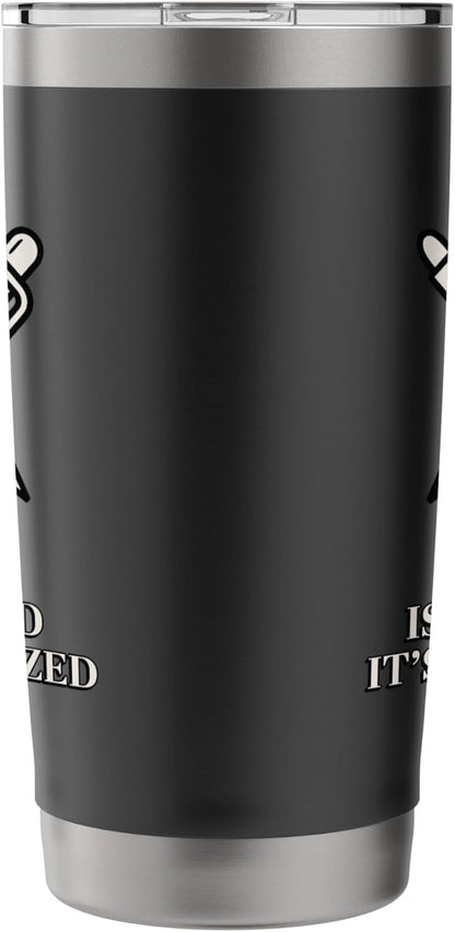 Luxury Isn't Loud It's Organized Minimalist Desk Stainless Steel Insulated Tumbler