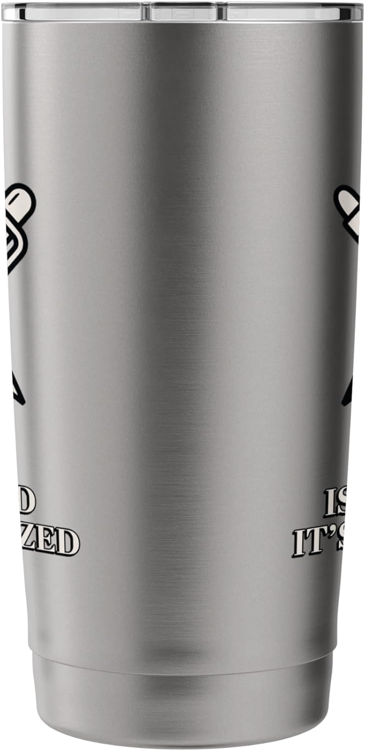Luxury Isn't Loud It's Organized Minimalist Desk Stainless Steel Insulated Tumbler