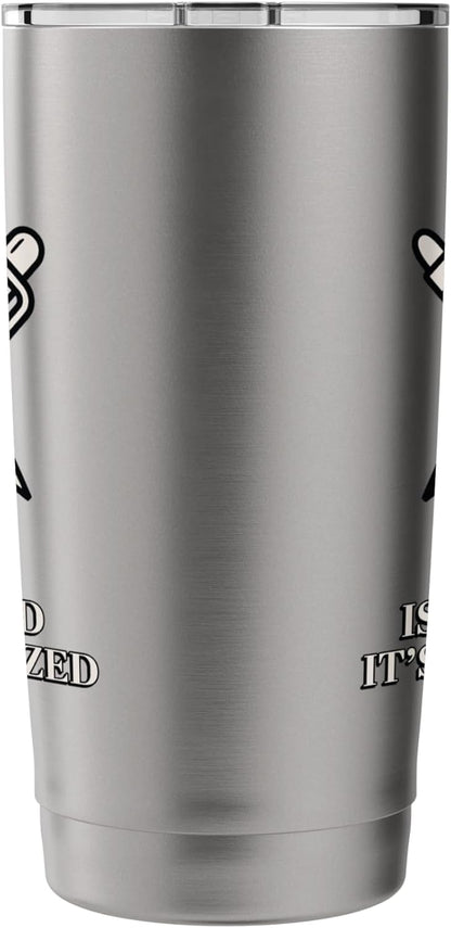 Luxury Isn't Loud It's Organized Minimalist Desk Stainless Steel Insulated Tumbler