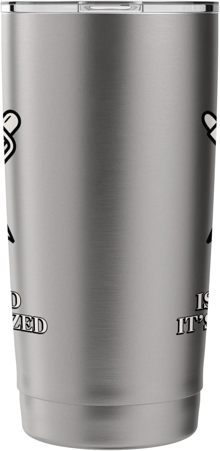 Luxury Isn't Loud It's Organized Minimalist Desk Stainless Steel Insulated Tumbler