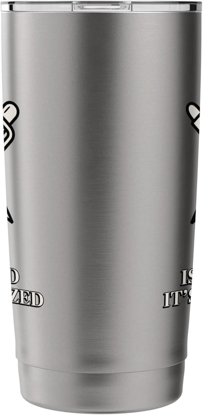 Luxury Isn't Loud It's Organized Minimalist Desk Stainless Steel Insulated Tumbler