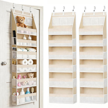 Over The Door Organizer 6 Large +13 Mesh Side Pockets