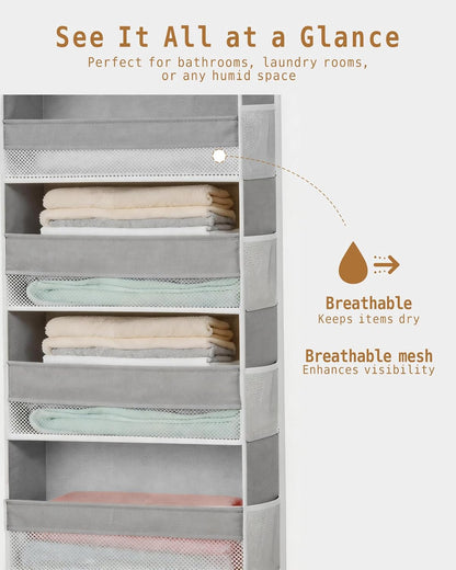 Over The Door Organizer 6 Large +13 Mesh Side Pockets