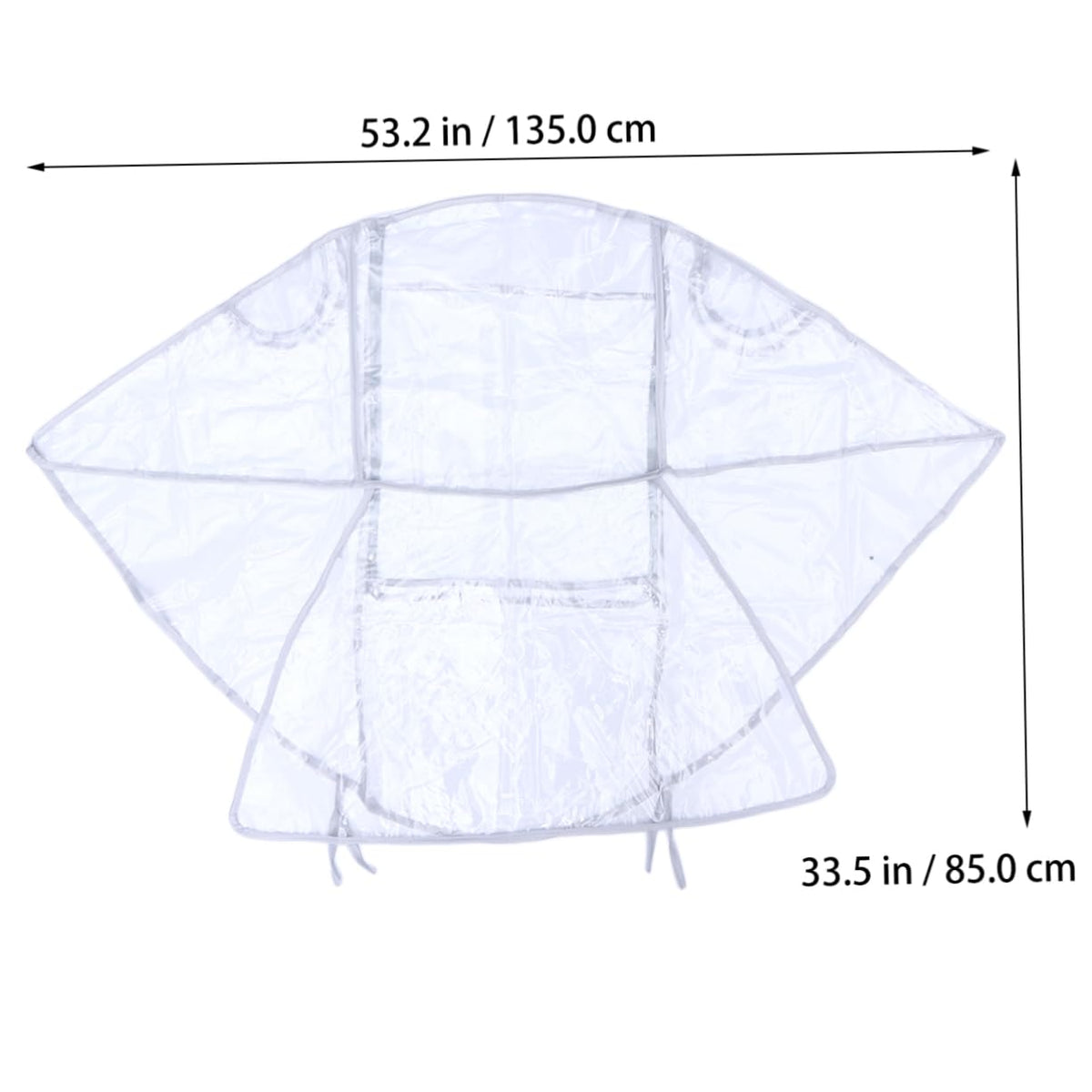 Stroller Rain Cover, Universal Windproof Protective Shield for Baby Buggy