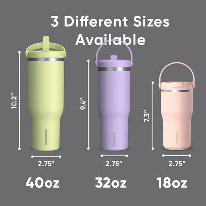 Nomad 32oz Stainless Steel Insulated Travel Tumbler with Handle & Straw Lid, Leakproof, Cupholder Friendly, Back to School, College Dorm, Gym & Everyday Hydration, Cold 24 Hours (Rosewood)