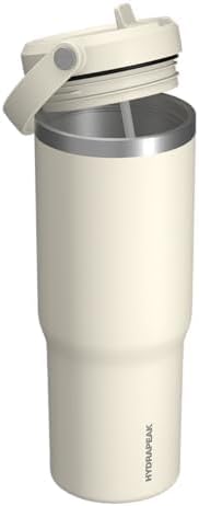 Nomad 32oz Stainless Steel Insulated Travel Tumbler with Handle & Straw Lid, Leakproof, Cupholder Friendly, Back to School, College Dorm, Gym & Everyday Hydration, Cold 24 Hours (Rosewood)