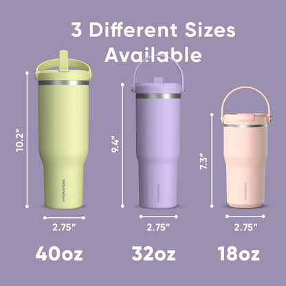 Nomad 32oz Stainless Steel Insulated Travel Tumbler with Handle & Straw Lid, Leakproof, Cupholder Friendly, Back to School, College Dorm, Gym & Everyday Hydration, Cold 24 Hours (Rosewood)