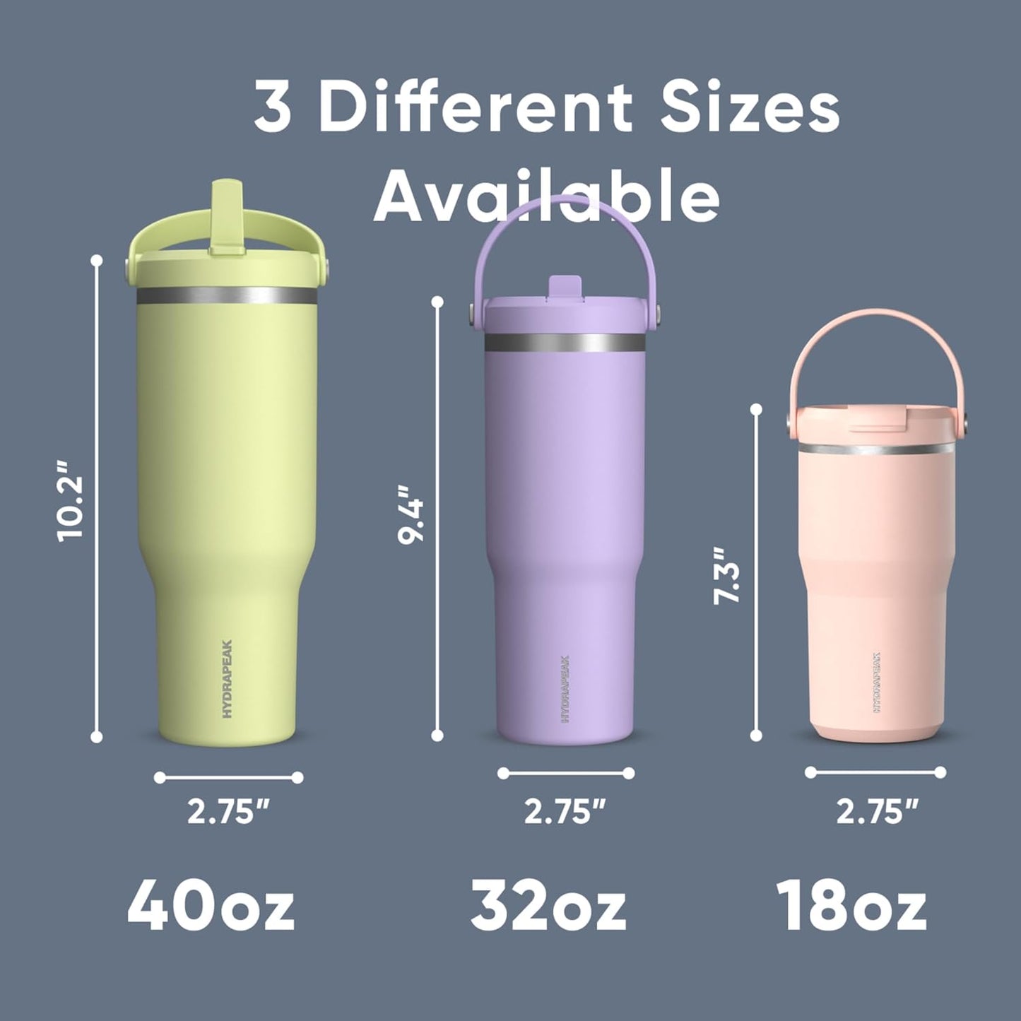 Nomad 32oz Stainless Steel Insulated Travel Tumbler with Handle & Straw Lid, Leakproof, Cupholder Friendly, Back to School, College Dorm, Gym & Everyday Hydration, Cold 24 Hours (Rosewood)