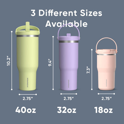 Nomad 32oz Stainless Steel Insulated Travel Tumbler with Handle & Straw Lid, Leakproof, Cupholder Friendly, Back to School, College Dorm, Gym & Everyday Hydration, Cold 24 Hours (Rosewood)