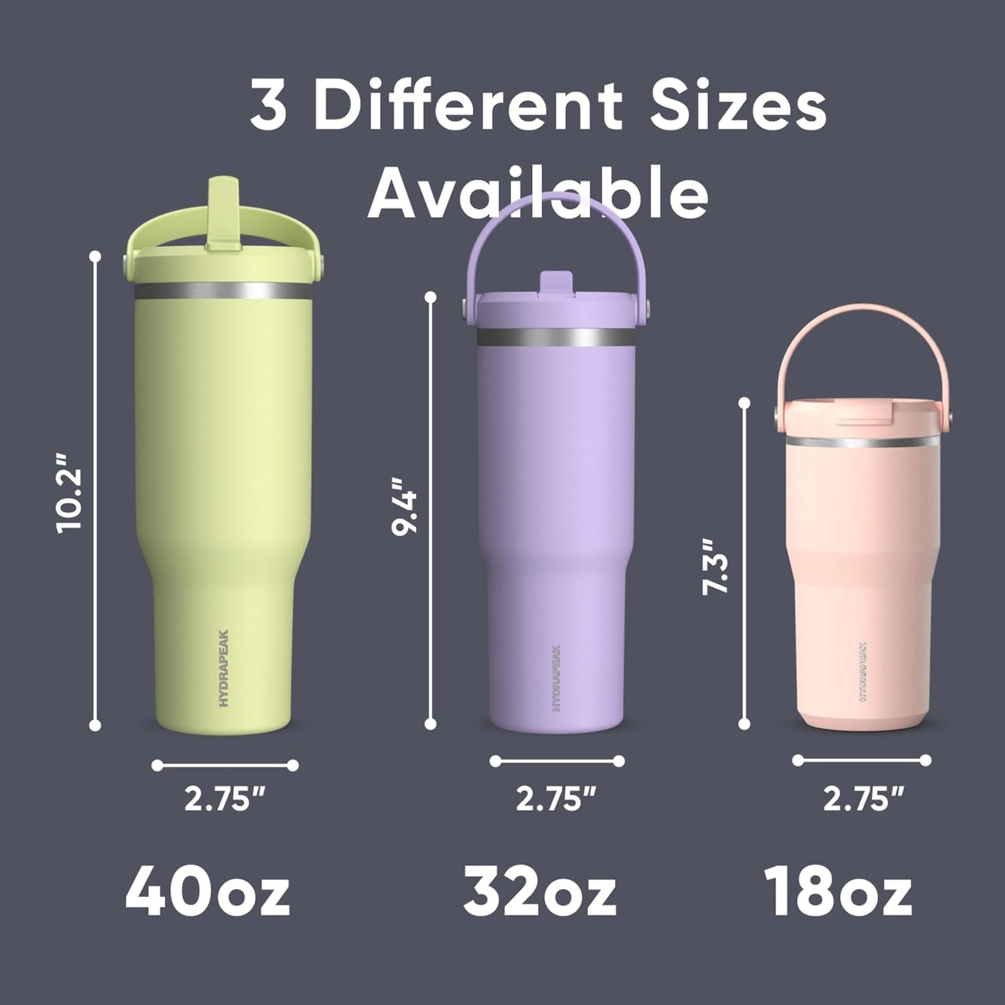 Nomad 32oz Stainless Steel Insulated Travel Tumbler with Handle & Straw Lid, Leakproof, Cupholder Friendly, Back to School, College Dorm, Gym & Everyday Hydration, Cold 24 Hours (Rosewood)