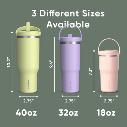 Nomad 32oz Stainless Steel Insulated Travel Tumbler with Handle & Straw Lid, Leakproof, Cupholder Friendly, Back to School, College Dorm, Gym & Everyday Hydration, Cold 24 Hours (Rosewood)