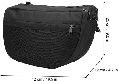 Universal Stroller Organizer Bag, Insulated Side Sling Stroller Saddle Bag Organizer,Large Capacity Wheelchair Baby Stroller Hanging Storage Insulation Bag 16.5 X 9.8 X 4.7 in