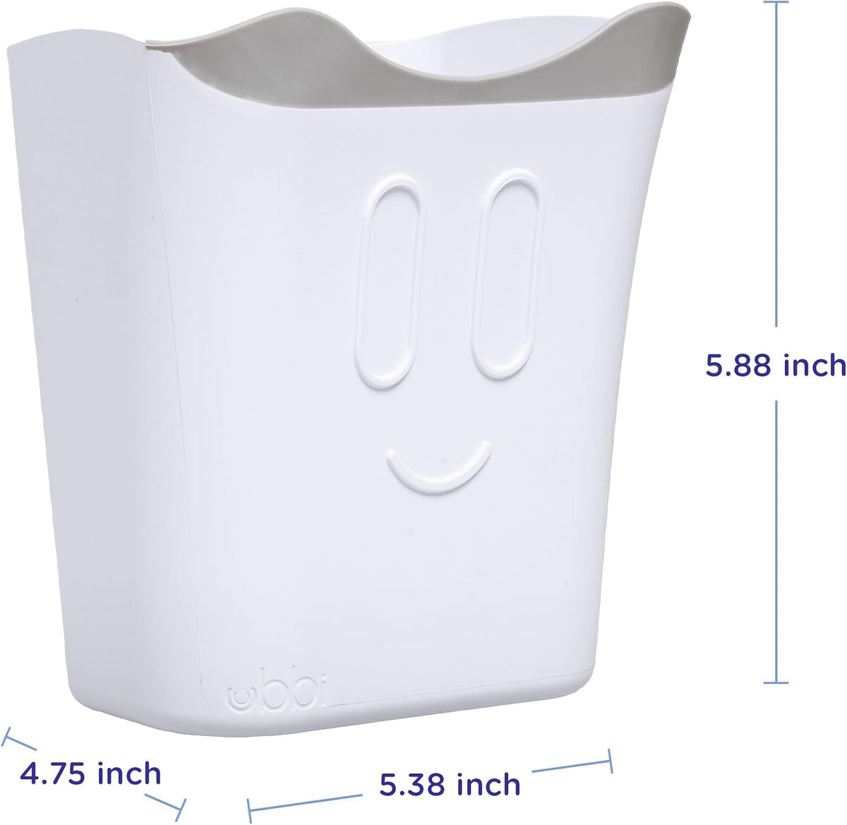 Bath Rinse Cup for Babies & Toddlers, White