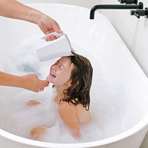Bath Rinse Cup for Babies & Toddlers, White
