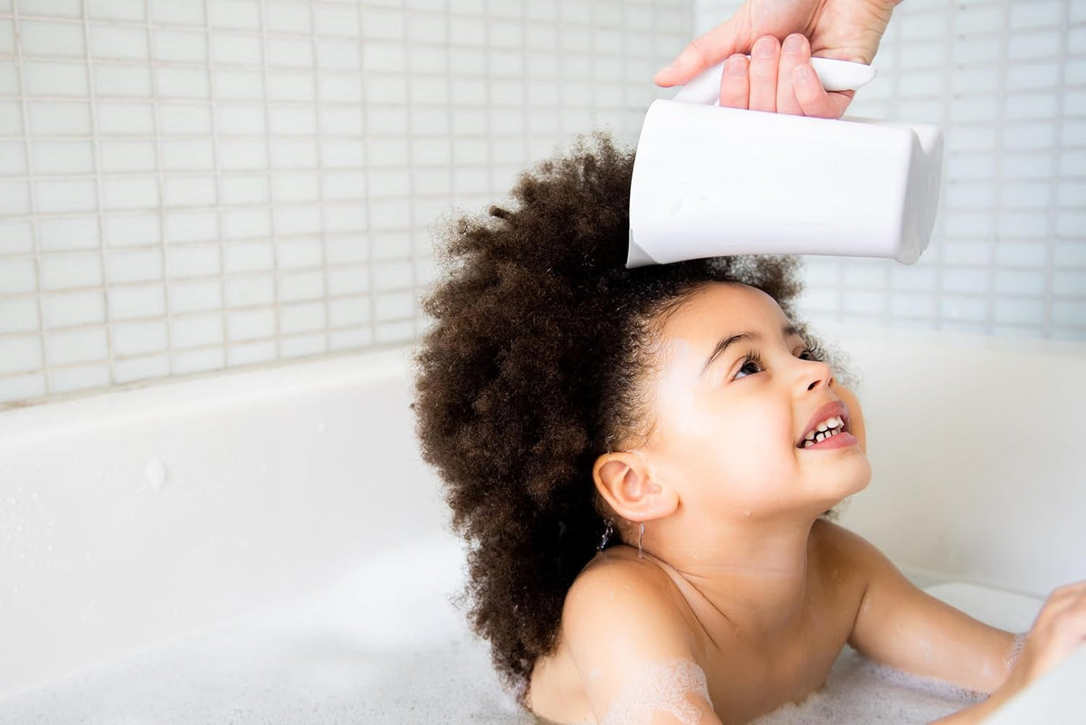 Bath Rinse Cup for Babies & Toddlers, White
