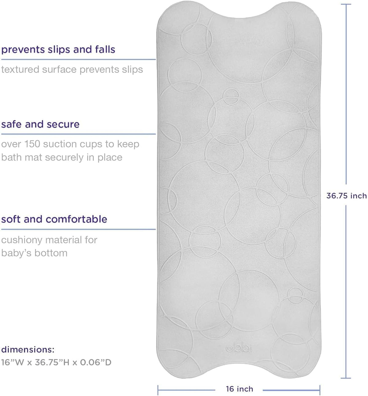 Bath Rinse Cup for Babies & Toddlers, White