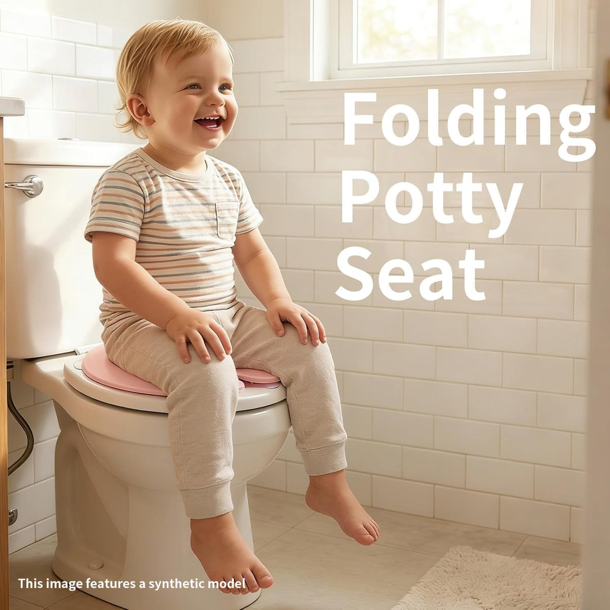 Portable Potty for Toddler, Pink