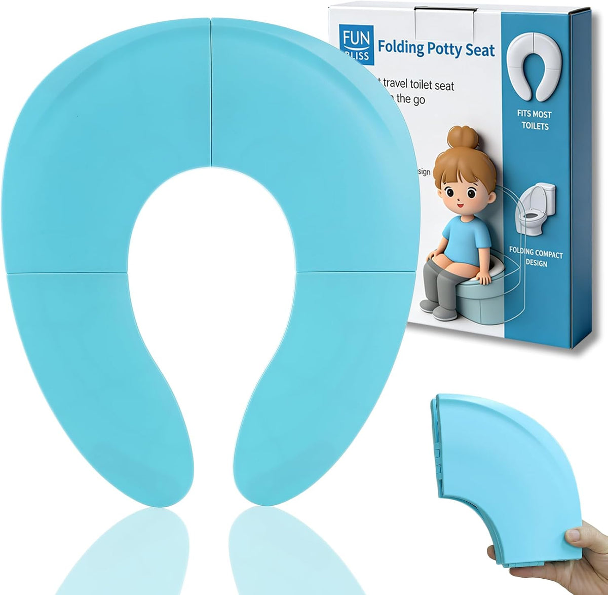 Portable Potty for Toddler, Pink