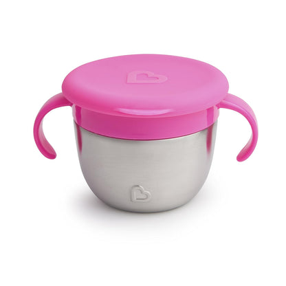 ® Snack+™ Stainless Steel Snack Catcher Cup with Lid, 9 Ounce, Blue, 1 Pack