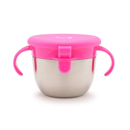 ® Snack+™ Stainless Steel Snack Catcher Cup with Lid, 9 Ounce, Blue, 1 Pack