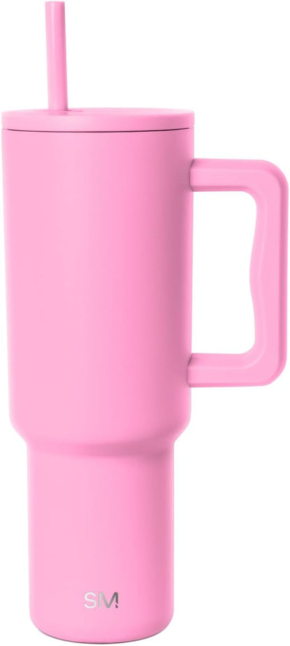 Tumbler with Handle and Straw | 30oz | Tie Dye - Colors C